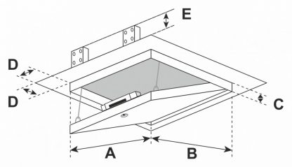 Sistem F6 - trapa de vizitare pentru tavanele din gips-carton EI30 - imagine 4